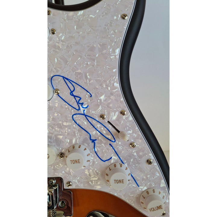 BB King & Eric Clapton, Fender Stratocaster electric guitar signed with proof