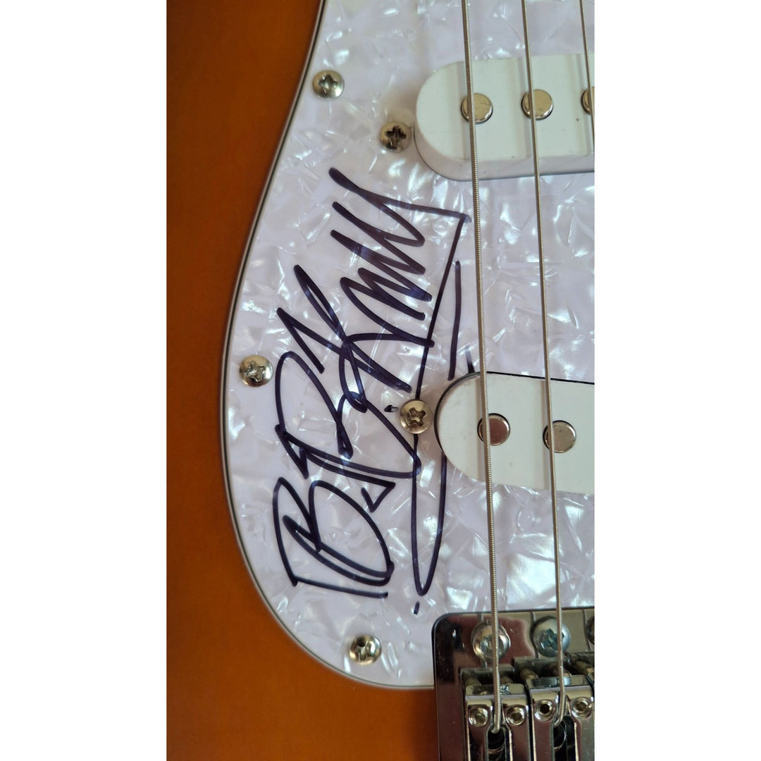 BB King & Eric Clapton, Fender Stratocaster electric guitar signed with proof
