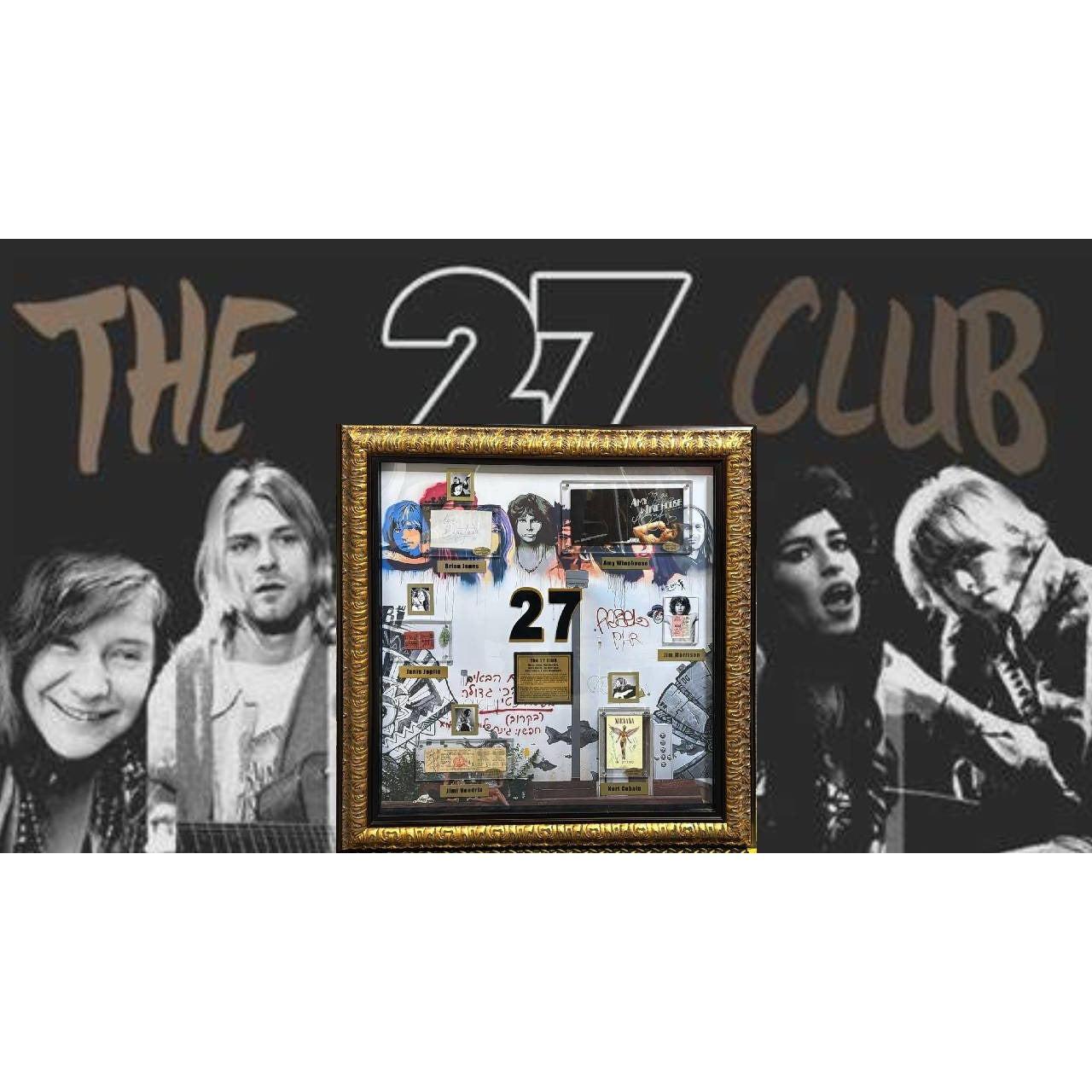 The 27 Club Signed & Framed Photo - Proof Included, Rare!