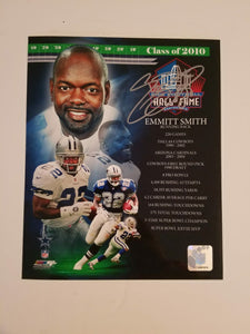 Emmitt Smith Dallas Cowboys 8x10 photo signed with proof