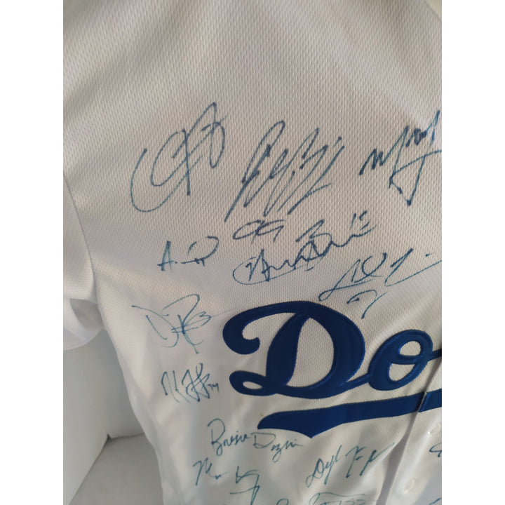 Los Angeles Dodgers Cody Bellinger Manny Machado Clayton Kershaw MLB game model Jersey team signed