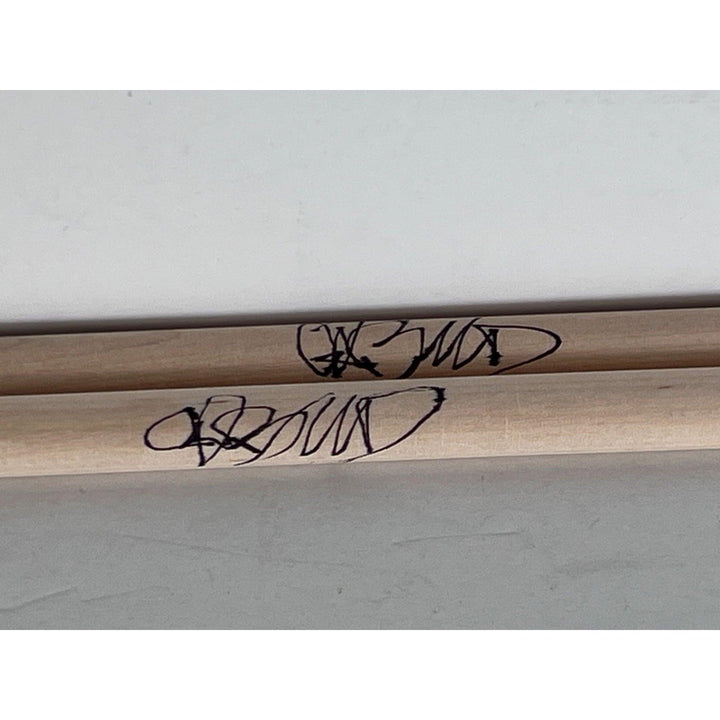 Sublime Bud Gaugh pair of drumsticks signed with proof