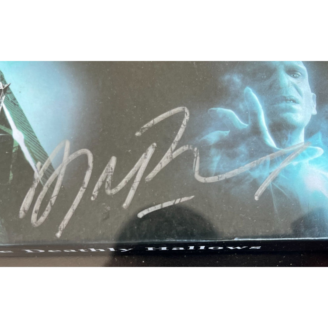 Harry Potter Daniel Radcliffe 9actual wood wand) and "Lord Voldemort", Tom Marvolo Riddle 'Dark Lord" Ralph Fiennes signed with proof