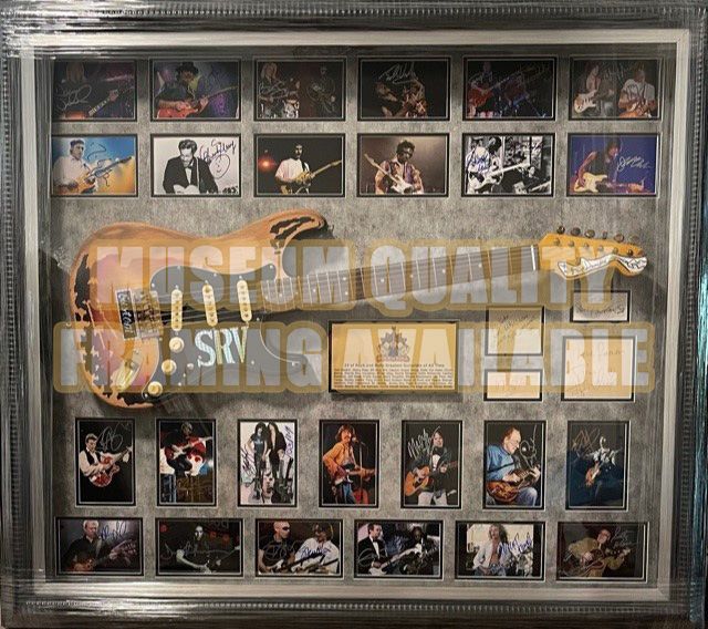 Paul McCartney, Ozzy Osbourne, Jimmy Page, Keith Richards, Eric Clapton British Rock icons one-of-a-kind electric guitar signed by 26 with proof