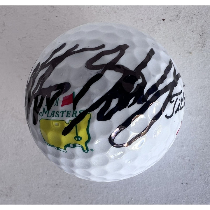 Scottie Scheffler 2022 Masters champion Masters Golf logo golf ball signed with proof