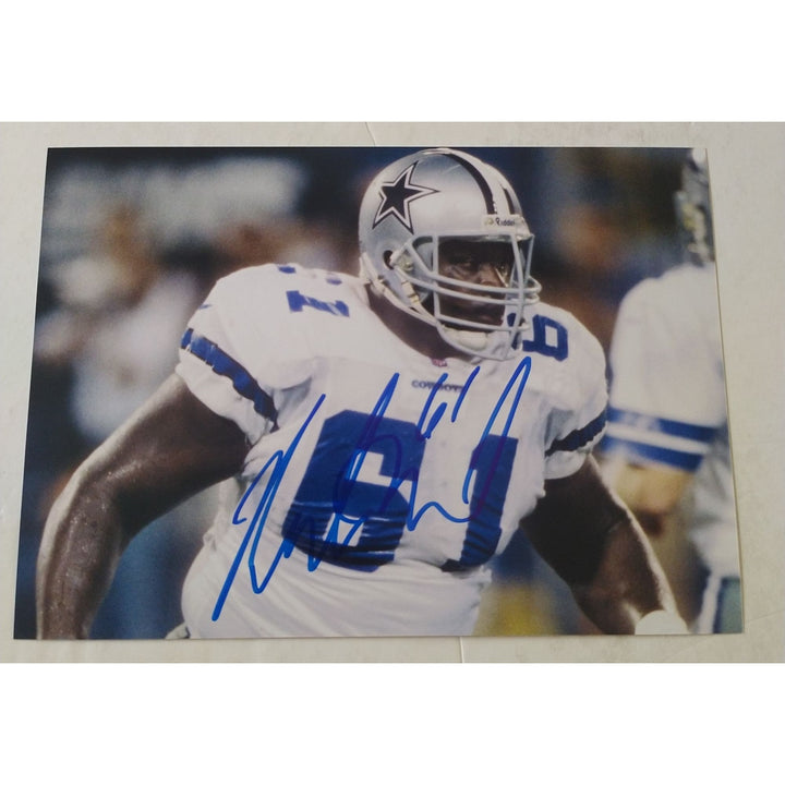 Nate Newton, Dallas Cowboys, Dynasty, signed, 5x7 photo