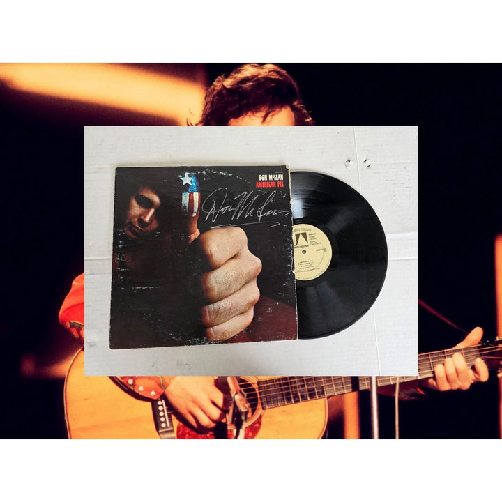 Don McLean ''American Pie'' LP signed with proof.