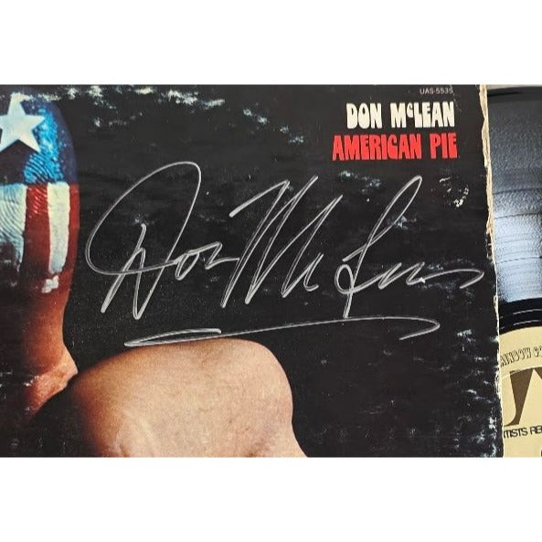Don McLean ''American Pie'' LP signed with proof.