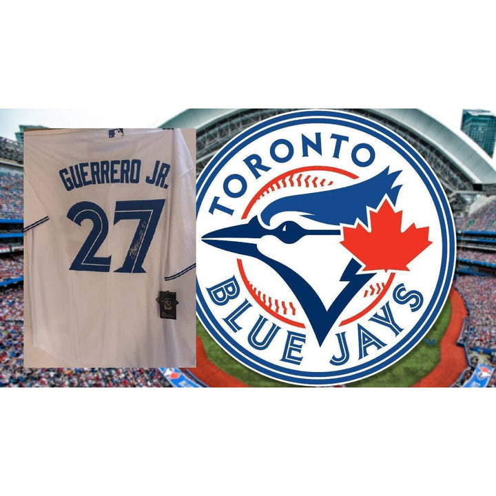 Vladimir Guerrero Jr. Toronto Blue jays size xl game model jersey signed with proof