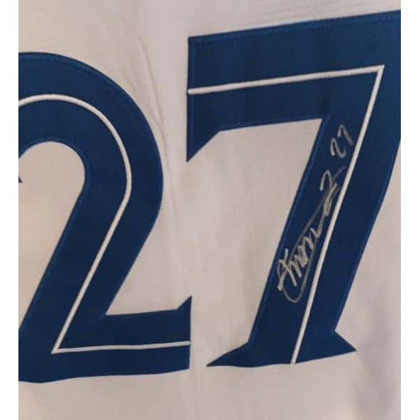 Vladimir Guerrero Jr. Toronto Blue jays size xl game model jersey signed with proof