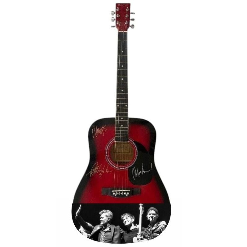 Aha One of a Kind full size acoustic guitar signed with proof.