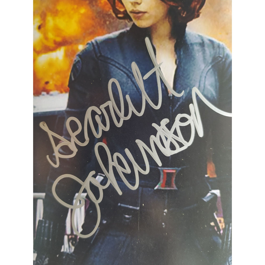 Scarlett Johansson Black Widow 5x7 photo signed with proof Awesome Artifacts
