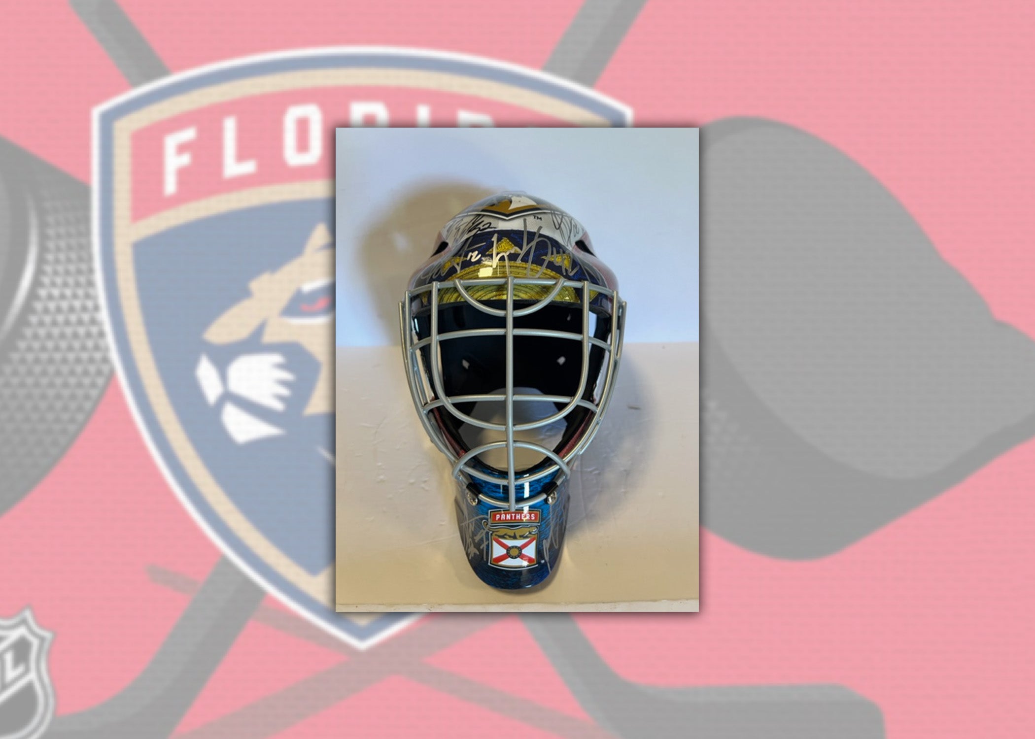 Spencer Knight Autographed Florida Panthers Full-Size Goalie Mask