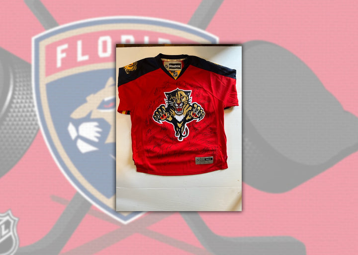 Florida Panthers 2022-23 team signed Jersey (including shipping)