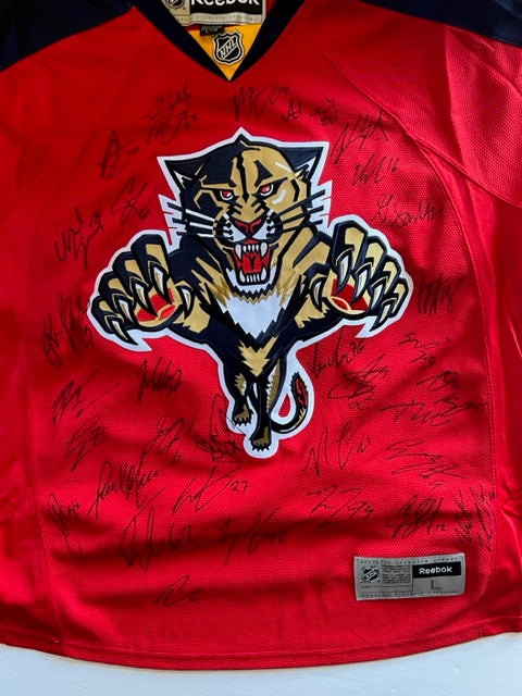 Florida Panthers 2022-23 team signed Jersey (including shipping)