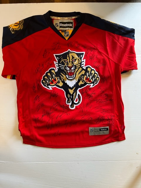 Florida Panthers 2022-23 team signed Jersey (including shipping)