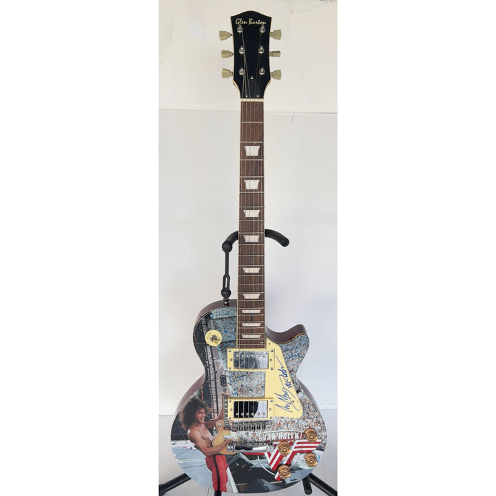 Eddie Van Halen one of a kind full size guitar signed with proof