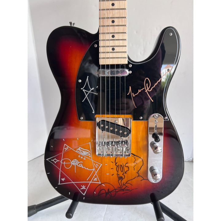 Tool James Maynard Keenan Danny Carey Justin Chancellor Adam Jones Telecaster full size electric guitar signed with proof