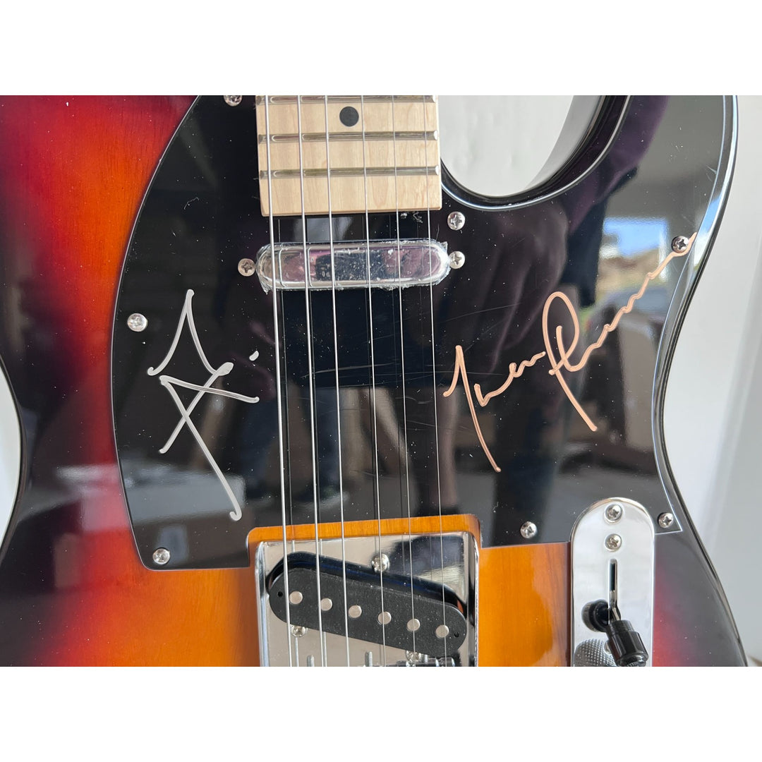 Tool James Maynard Keenan Danny Carey Justin Chancellor Adam Jones Telecaster full size electric guitar signed with proof