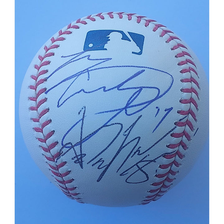 Los Angeles Dodgers Shohei Ohtani Yoshinobu Yamamoto official Rawlings Baseball MLB signed with proof