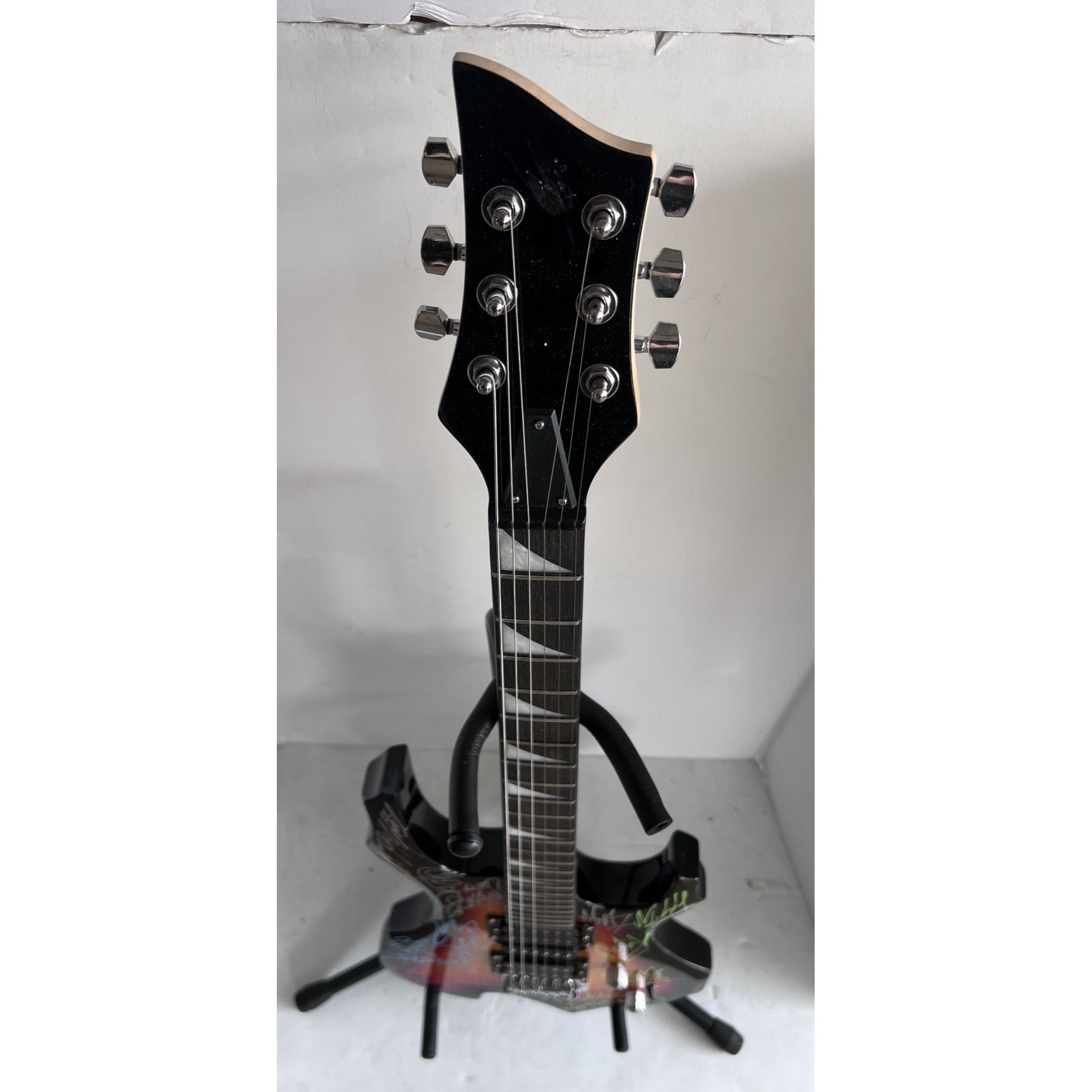 Lemy Kilmster Motorhead Dave Mustaine Metallica Dimebag Darrell Pantera Slayer full size electric guitar signed with proof