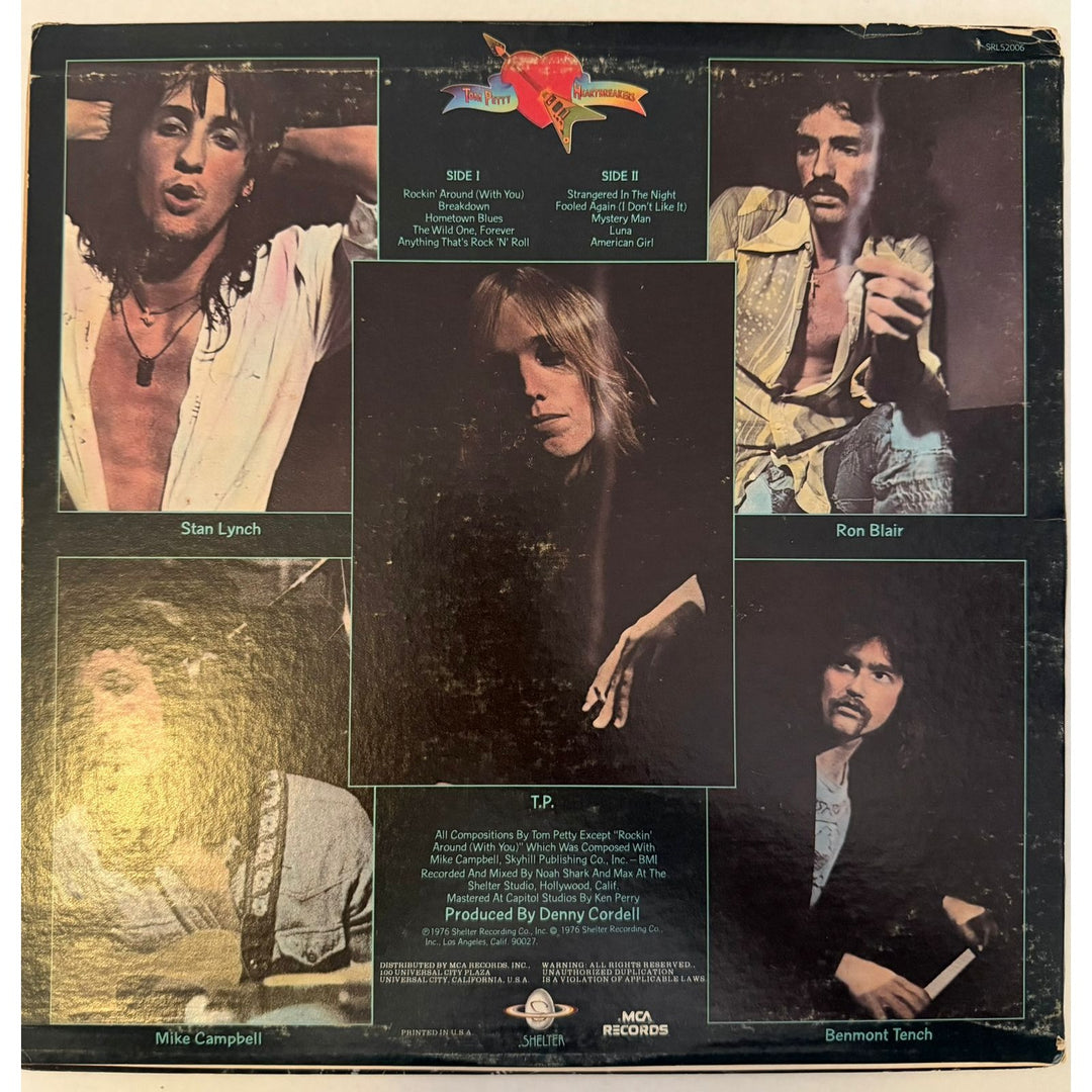 Tom Petty and the Heartbreakers "Tom Petty" original LP signed with proof..