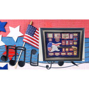 American music icons Buddy Holly, Frank Sinatra, Elvis Presley, Johnny Cash, Stevie Ray Vaughan 68 signed in all with full certification, photo proof &amp; CHAT GPT Analysis/ verification