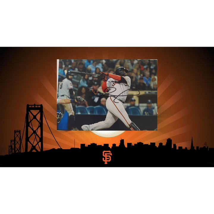 Pablo Sandoval, San Francisco, Giants, World Series, champions, 5x7 photos, signed, with proof