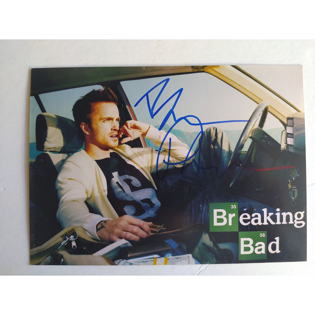 Aaron Paul Jesse Pinkman Breaking Bad 5x7 photo signed with proof