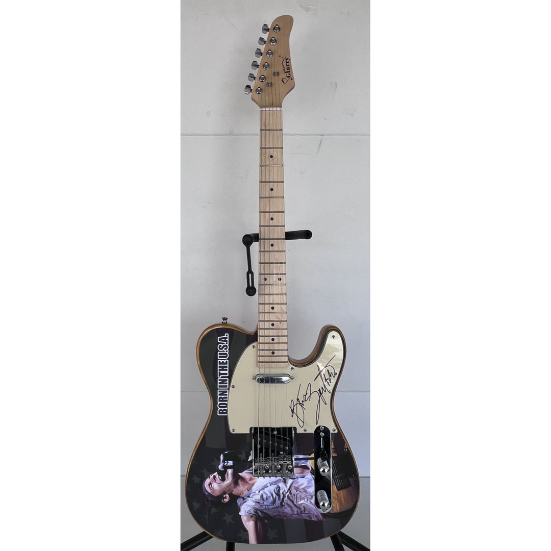 Bruce Springsteen one of a kind full size telecaster  electric guitar signed with proof.