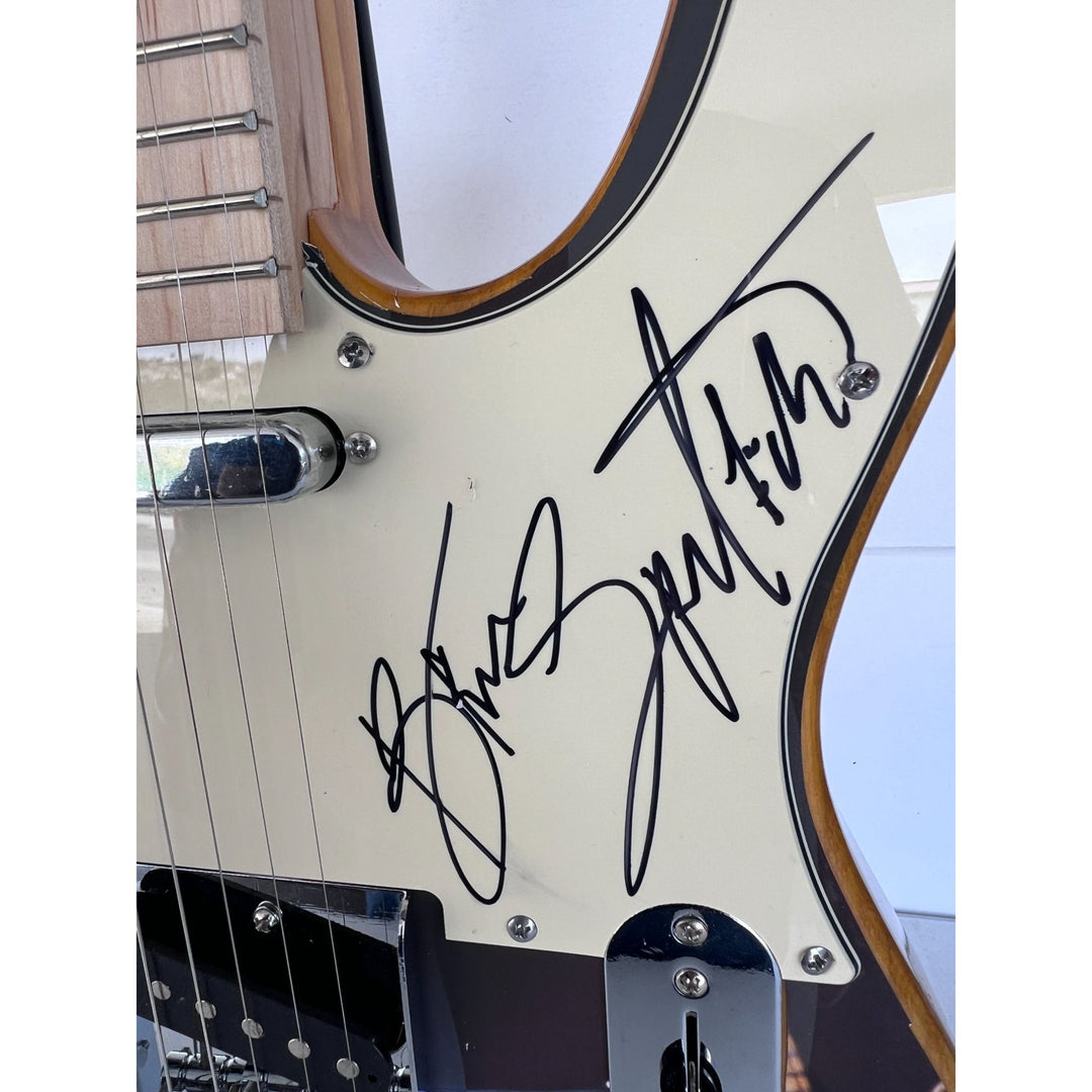 Bruce Springsteen one of a kind full size telecaster  electric guitar signed with proof.