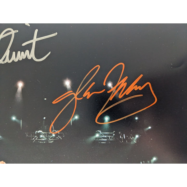 The Eagles, Don Henley, Joe Walsh, Glenn Frey, Timothy B. Schmidt, 11x14, photo, signed with proof