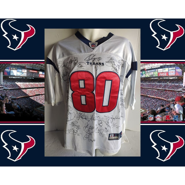 Andre Johnson Houston Texans authentic size XL 2012  team signed jersey