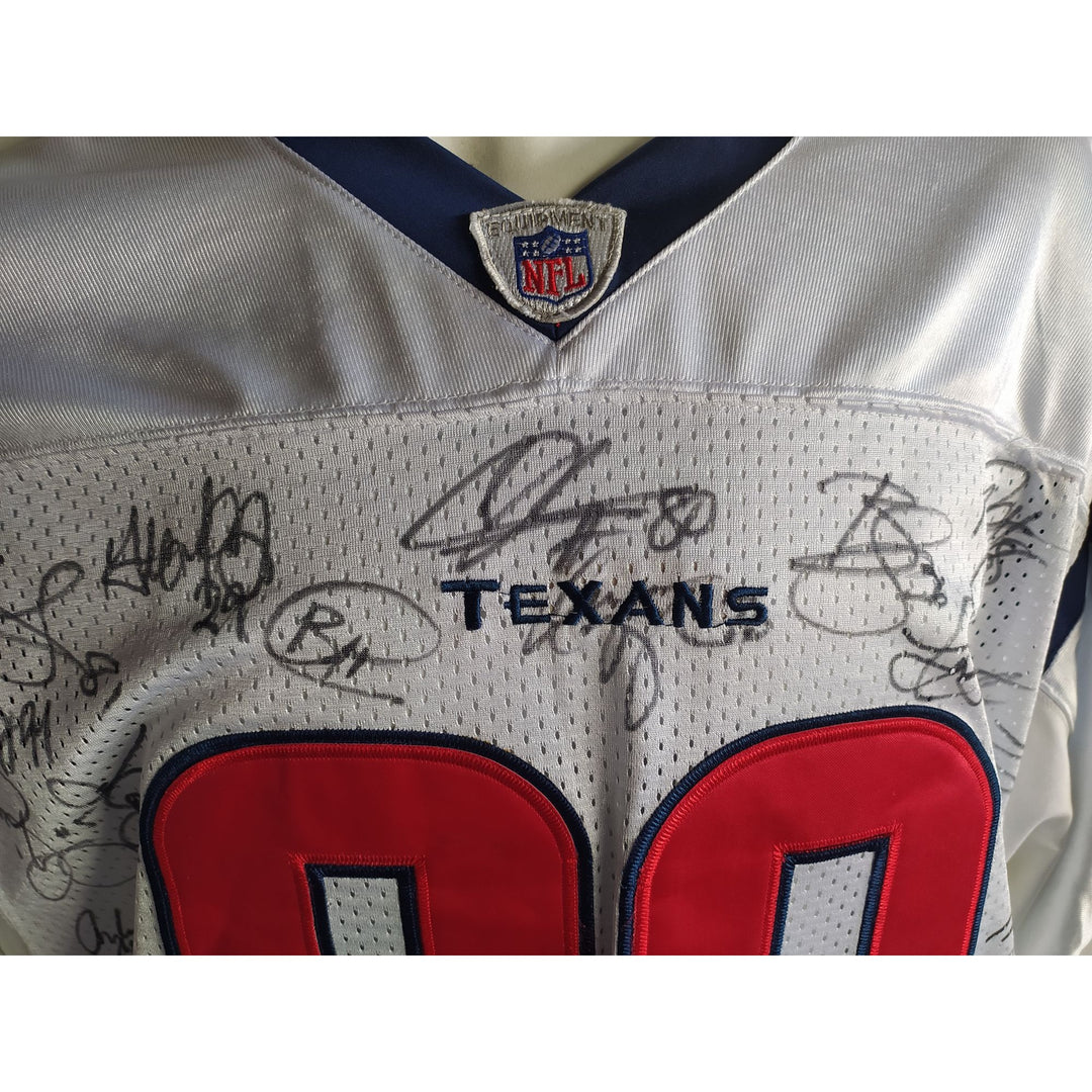 Andre Johnson Houston Texans authentic size XL 2012  team signed jersey