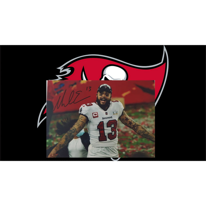 Mike Evans, Tampa Bay, Buccaneers, Super Bowl, Champions, signed, 5x7 photo, with proof