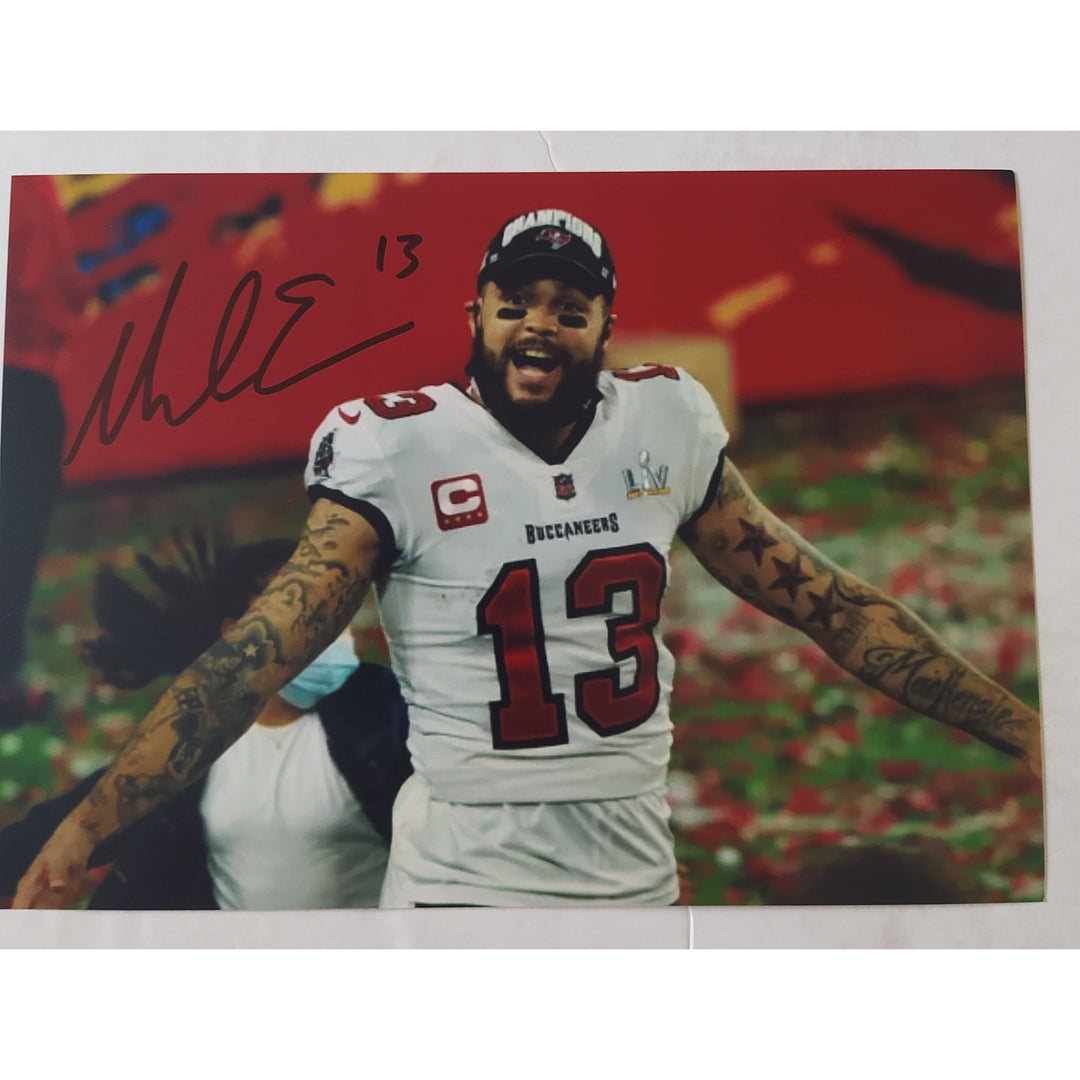 Mike Evans, Tampa Bay, Buccaneers, Super Bowl, Champions, signed, 5x7 photo, with proof