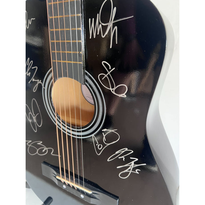 Zac Brown Band Zac Coy Bowels,Clay Cook, Daniel de los Reys, Matt Mangano, Jimmy De Martini, Chris Fryar ,& John Driskell Hopkins signed aco