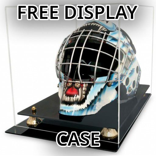 Las Vegas Knights full size Franklin goalie mask signed with free acrylic display case