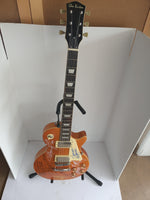 Load image into Gallery viewer, Kiss Gene Simmons, Paul Stanley, Ace Frehley, Peter Criss, Tommy Thayer, Eric Singer, Vinny Vincent and Bruce Kulick Les Paul electric guitar signed with proof

