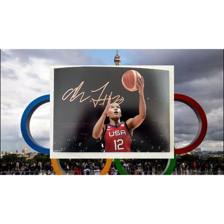 Alyssa Thomas USA Women Basketball Team 5x7 signed