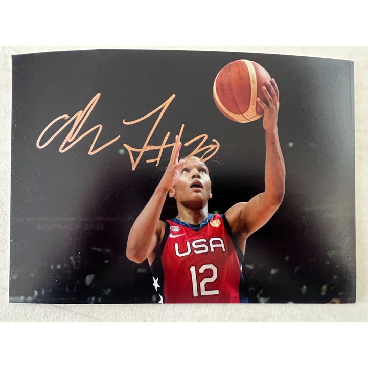 Alyssa Thomas USA Women Basketball Team 5x7 signed