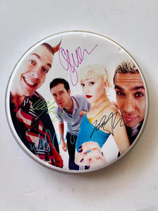 Gwen Stefani No Doubt one-of-a-kind drumhead signed with proof