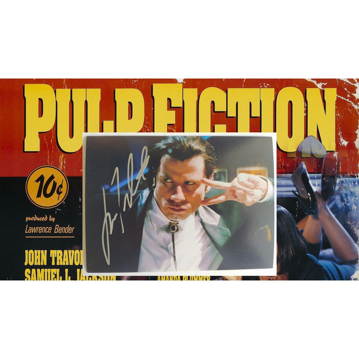 John Travolta Pulp Fiction 5x7 photo signed with proof