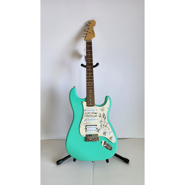 Brian Hugh Warner "Marilyn Manson" signed with inscription & Johnny Depp signed with self sketch with proof