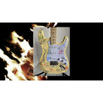 Load image into Gallery viewer, Guitar legends 33 signed in all Angus Young, Paul Simon, Jimmy Page, David Gilmour, Jimmy Hendrix model guitar signed with proof
