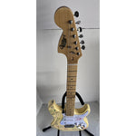 Load image into Gallery viewer, Guitar legends 33 signed in all Angus Young, Paul Simon, Jimmy Page, David Gilmour, Jimmy Hendrix model guitar signed with proof
