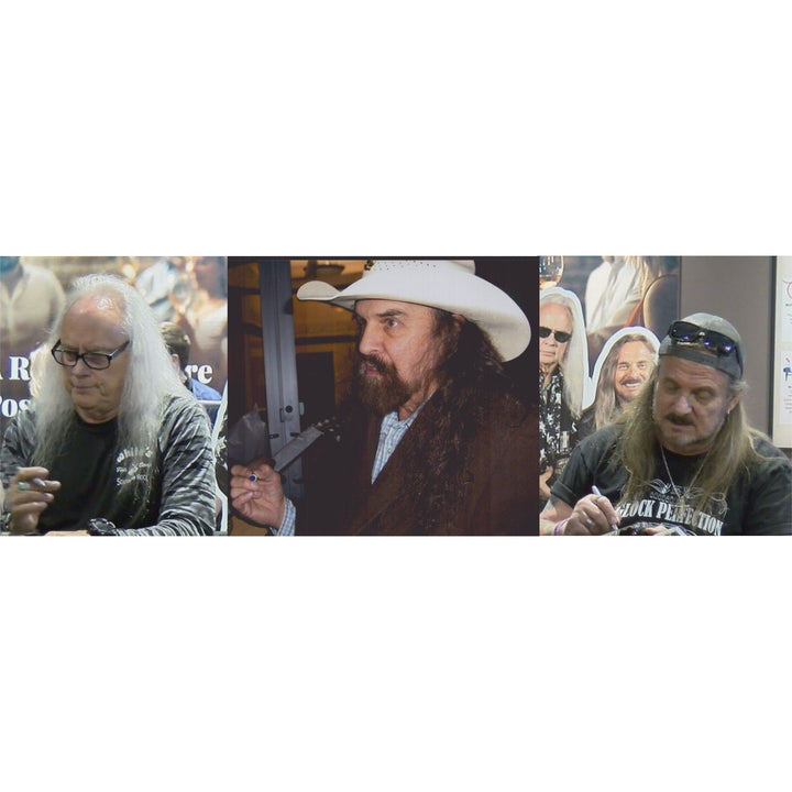 Lynyrd Skynyrd Johnny Van Zant Gary Rossington, Rickey Medlocke, Billy Powell, Ed King, Leon Wilkeson, Artimus Pyle & Alan Collins Fender signed with proof