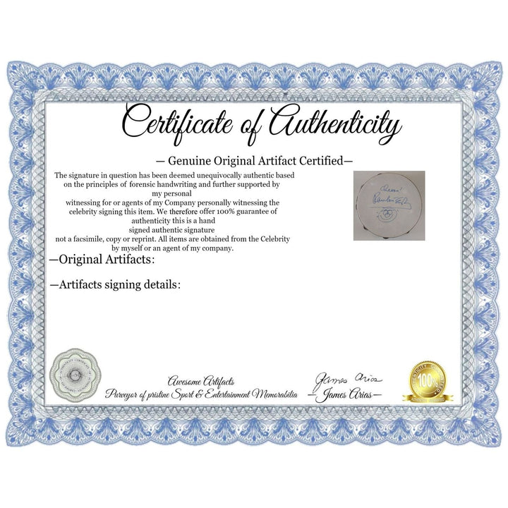 Paul McCartney 14-in tambourine with Sketch and inscription and signing proof Awesome Artifacts