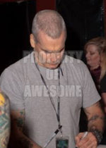 Load image into Gallery viewer, Henry Rollins and Black Flag one-of-a-kind drumhead signed with proof
