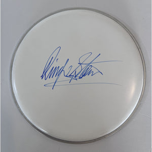 Ringo Star of Beatles Drumhead signed with proof